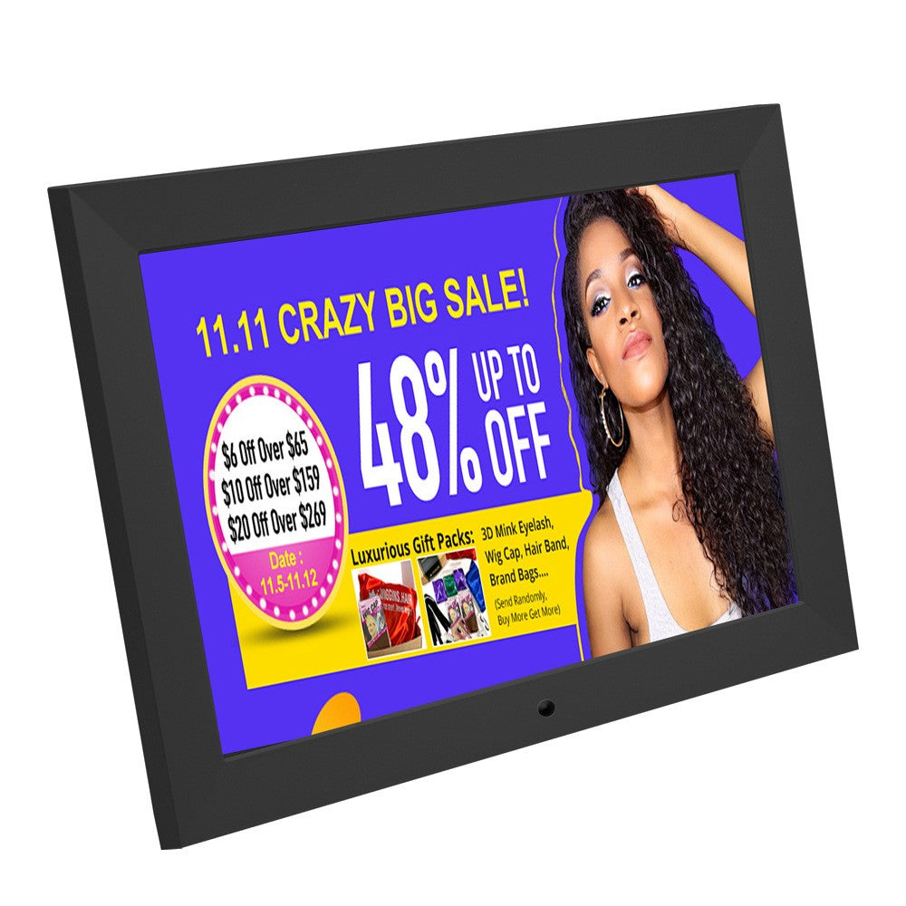 10.1 Inch Digital Picture Frame 1280 * 800 IPS HD Digital Photo Frame Electronic Album Picture Music Movie Clock Remote Control