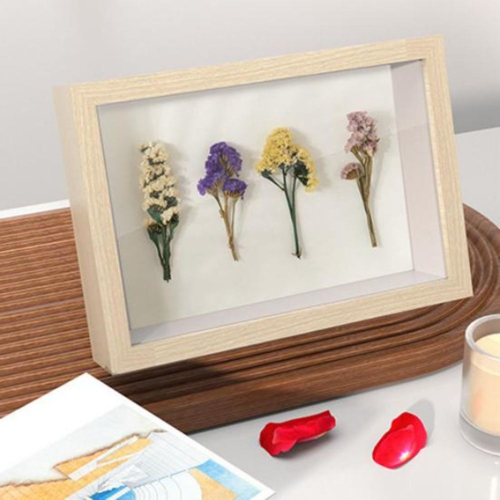5cm Thick Deep Box Photo Frame Picture Memory Case Wood Picture Frame Flower Shadow Specimen Frame Box Photo Display Box
