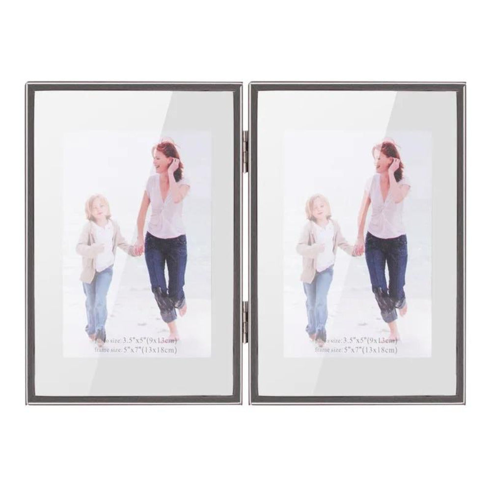 8 Inch High Definition Acrylic Glass Covers Photo Pictures Frames Tabletop Desktop Metal Sign Holder Display Stand