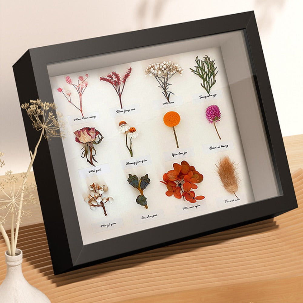 5cm Thick Deep Box Photo Frame Picture Memory Case Wood Picture Frame Flower Shadow Specimen Frame Box Photo Display Box
