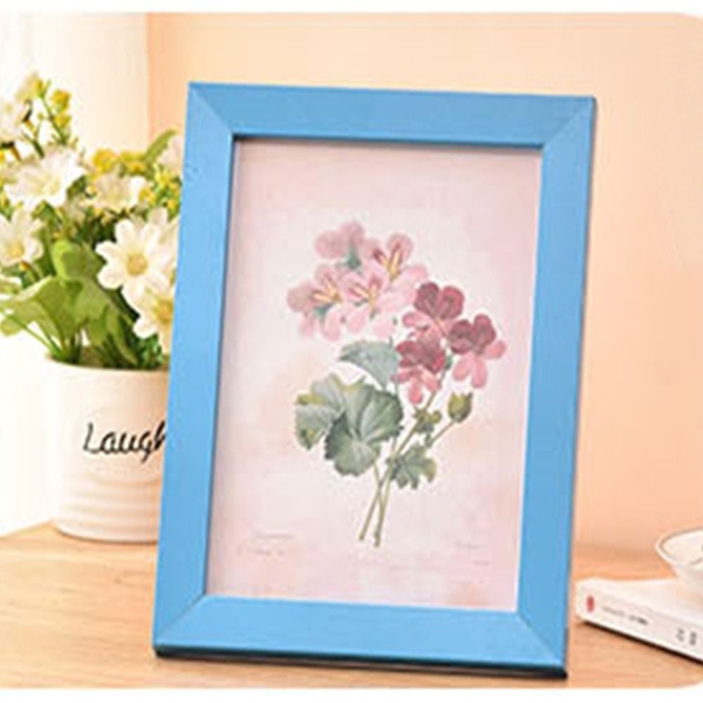 Simple Colorful Photo Frame Multi Size Handcraft Picture Frame Drawings DIY Display Holders Decoration