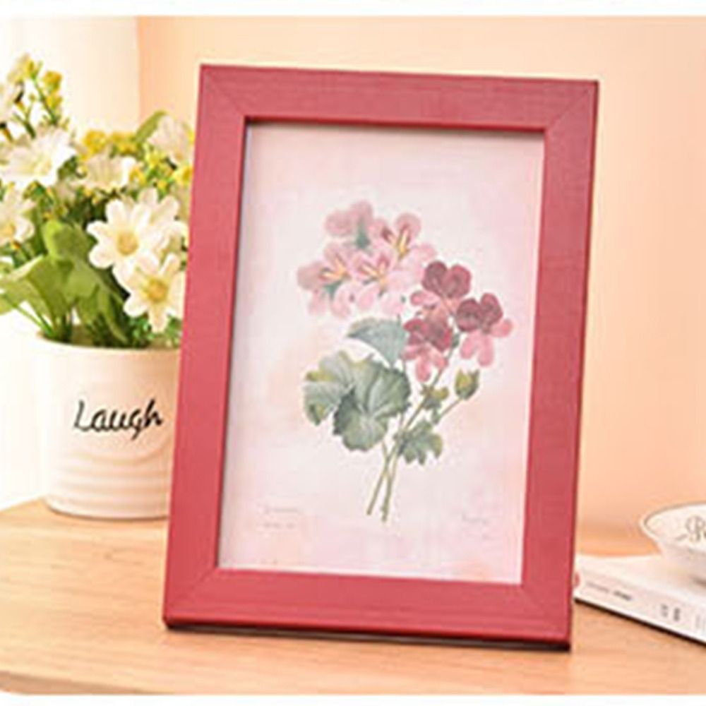 Simple Colorful Photo Frame Multi Size Handcraft Picture Frame Drawings DIY Display Holders Decoration