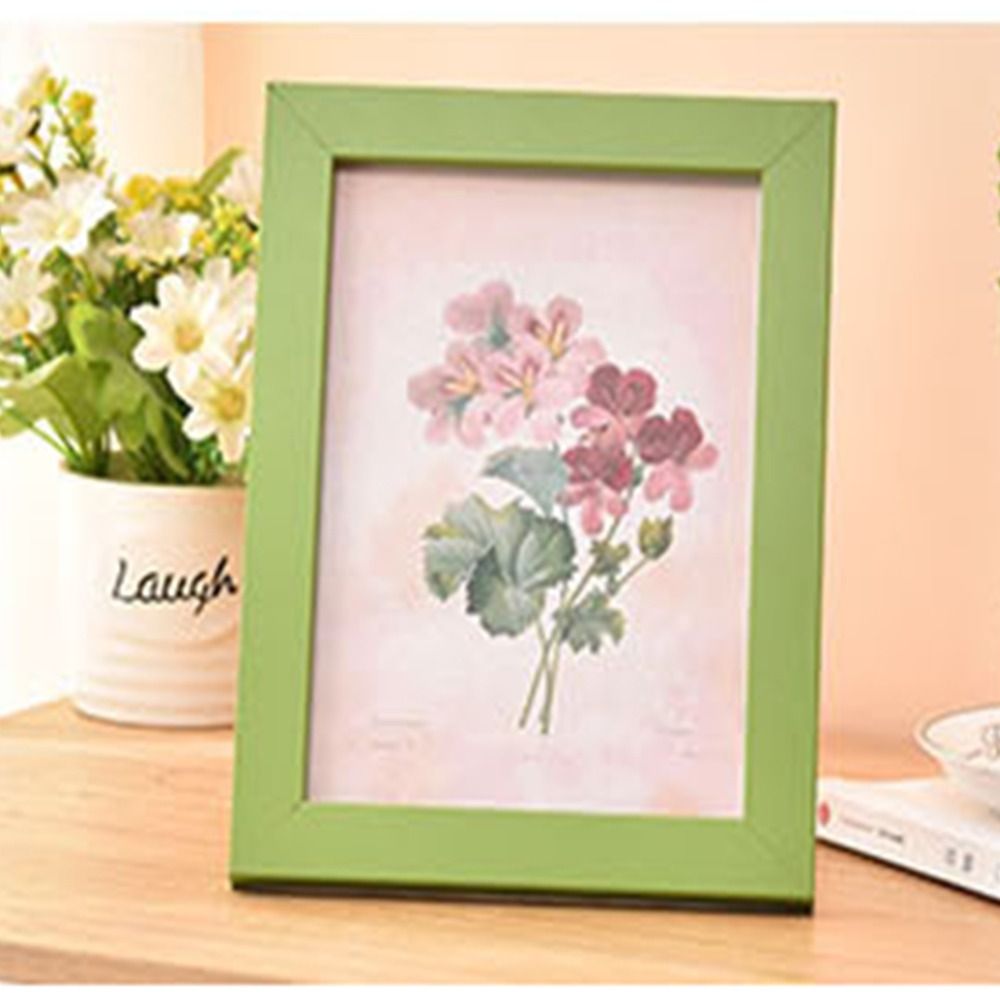 Simple Colorful Photo Frame Multi Size Handcraft Picture Frame Drawings DIY Display Holders Decoration