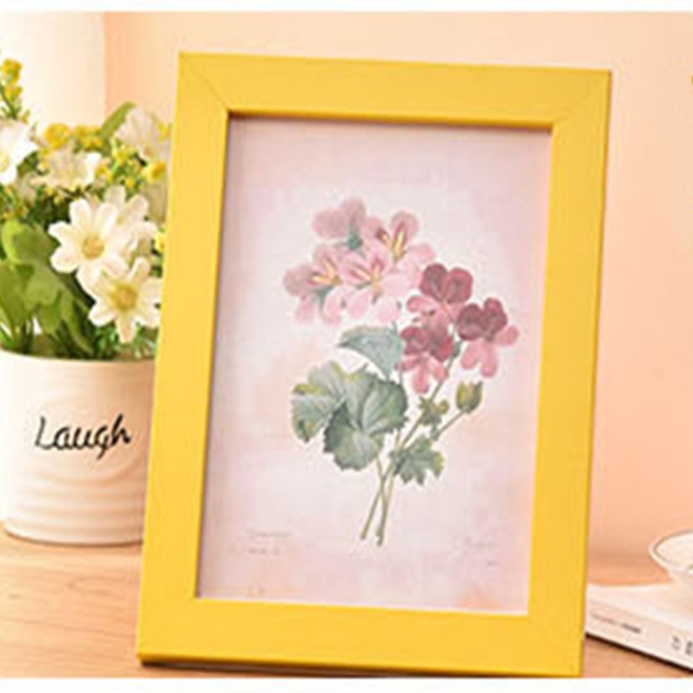 Simple Colorful Photo Frame Multi Size Handcraft Picture Frame Drawings DIY Display Holders Decoration