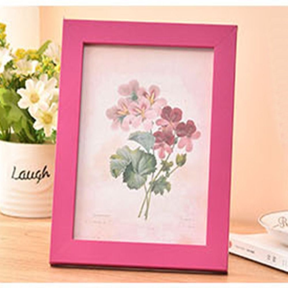 Simple Colorful Photo Frame Multi Size Handcraft Picture Frame Drawings DIY Display Holders Decoration