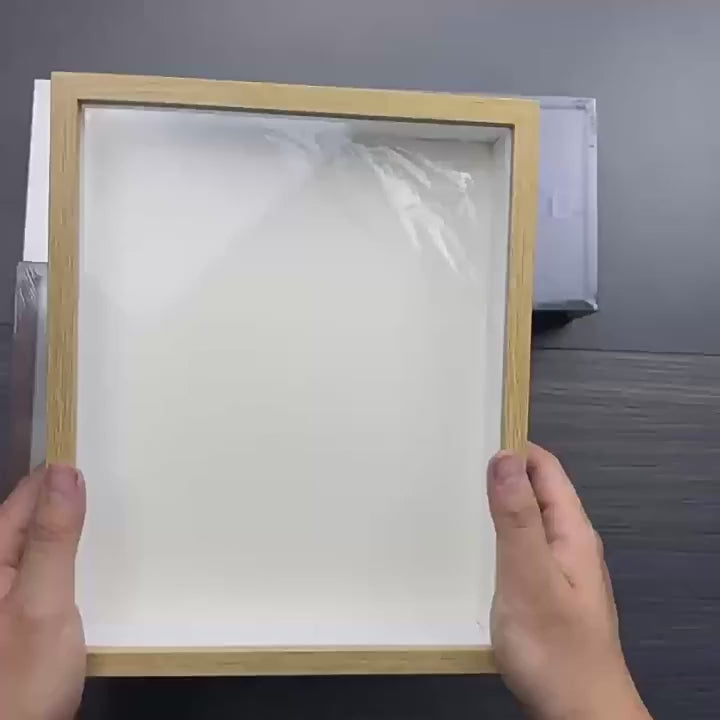 5cm Thick Deep Box Photo Frame Picture Memory Case Wood Picture Frame Flower Shadow Specimen Frame Box Photo Display Box